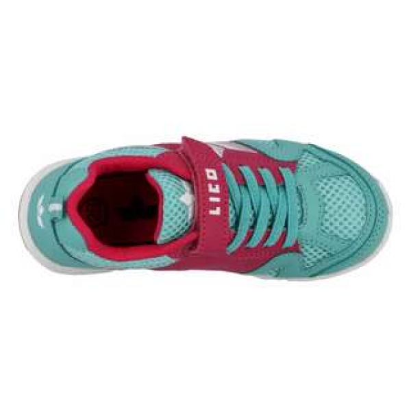 Lico Sport VS - Hallensportschuhe Klettverschluss - Kinder - Türkis